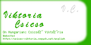 viktoria csicso business card